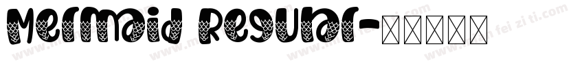 Mermaid Regular字体转换